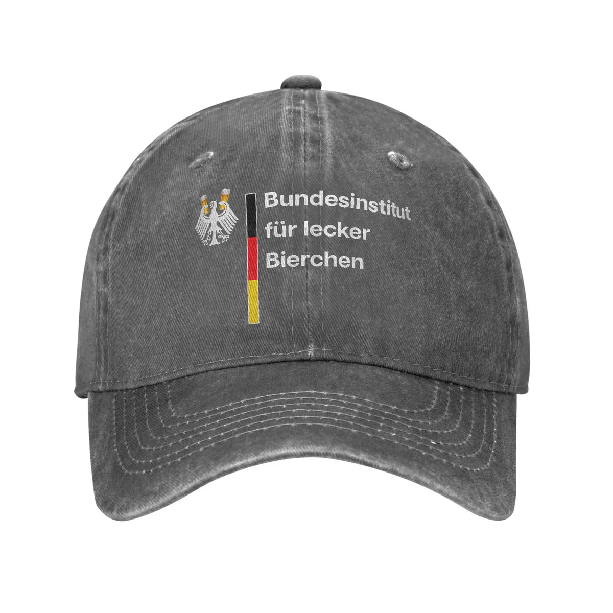 Vintage German-Federal Institute for Delicious Beers Baseball Cap Unisex Distressed Cotton Sun Cap Outdoor Workouts Gift Hat