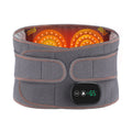 Electric Waist Massager Belt with Controller 5000mAh Vibration Red Light Warm Compress Heating Lumbar Support Belt for Women Men