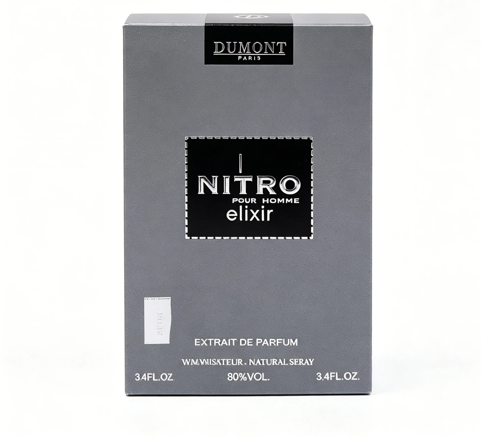 Dumont Nitro Elixir 3.4 Fl Oz Men's Perfume – Bold, Elegant Sensual Scent – Premium Long-Lasting Scent