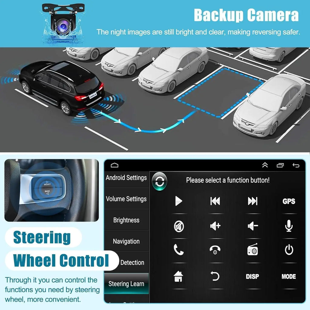 New 6.86inch Android 13 Touch Car Stereo Radio Multimedia Video Player 2+32GB For Dodge RAM 2002-2006 Jeep Wrangler 2003-2006 Jeep Grand Cherokee 1999-2004 Support Wireless Carplay Android GPS WiFi FM RDS Bluetooth Mirror Lin