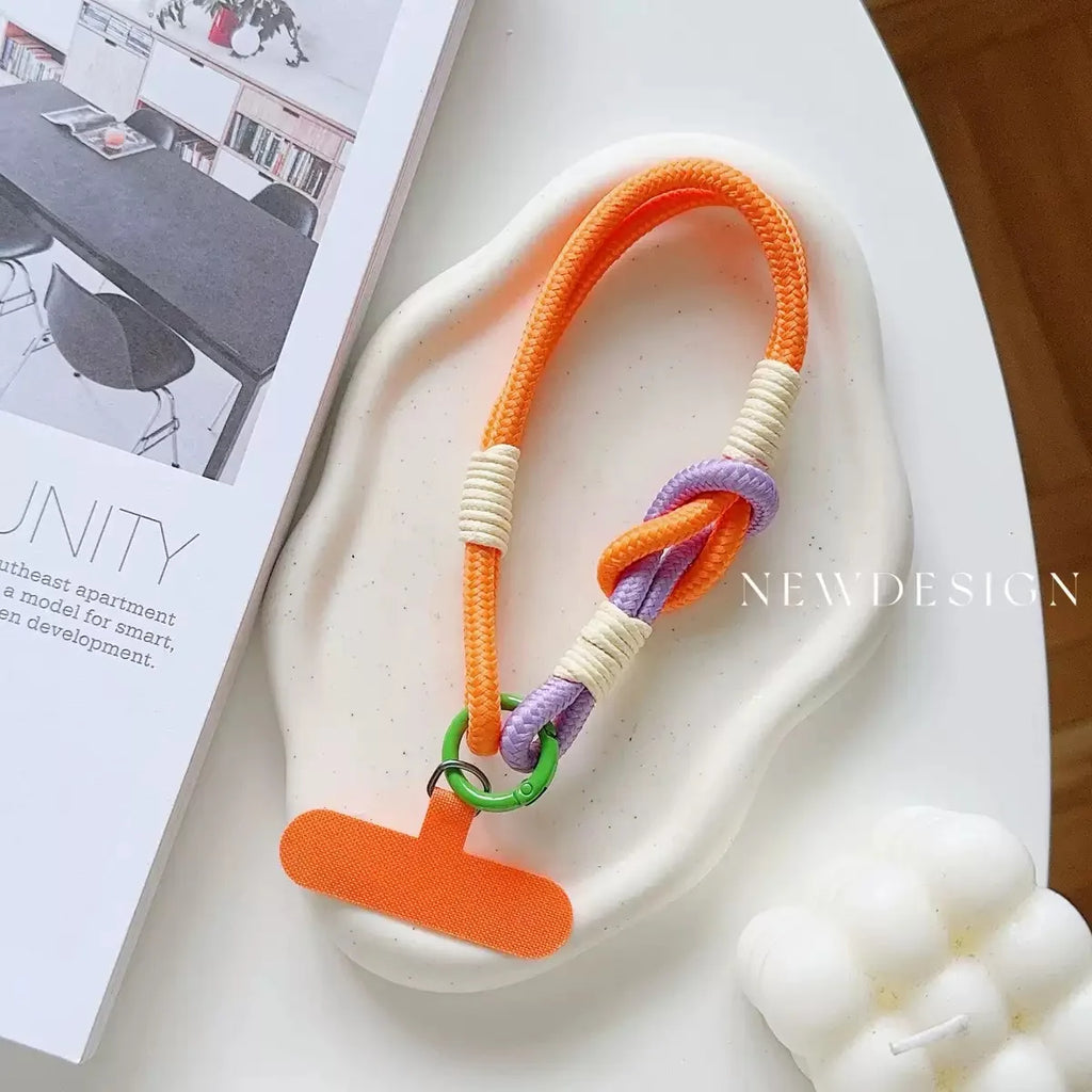 1Pc Short Wrist Strap Phone Case Connection Piece Phone Case Universal Jewelry Accessories Anti slip and Anti fall Portable Pend