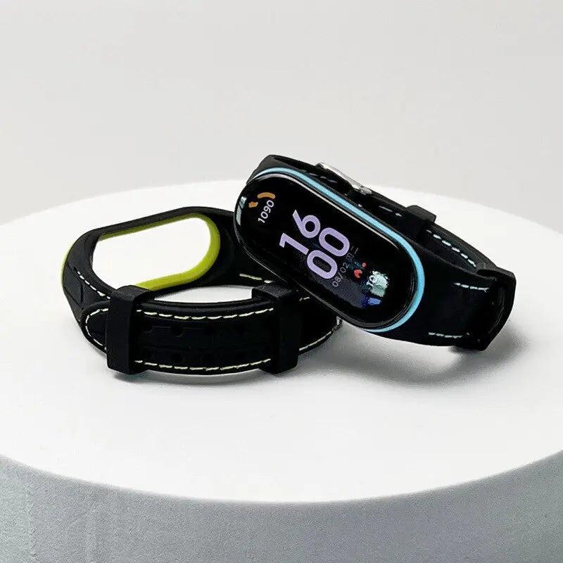 Strap for Mi Band 7 6 5 4 3 Watchband Sport Silicone Smartwatch Bracelet for Xiaomi Mi Band 6 4 7 5 Strap Accessories Wristband
