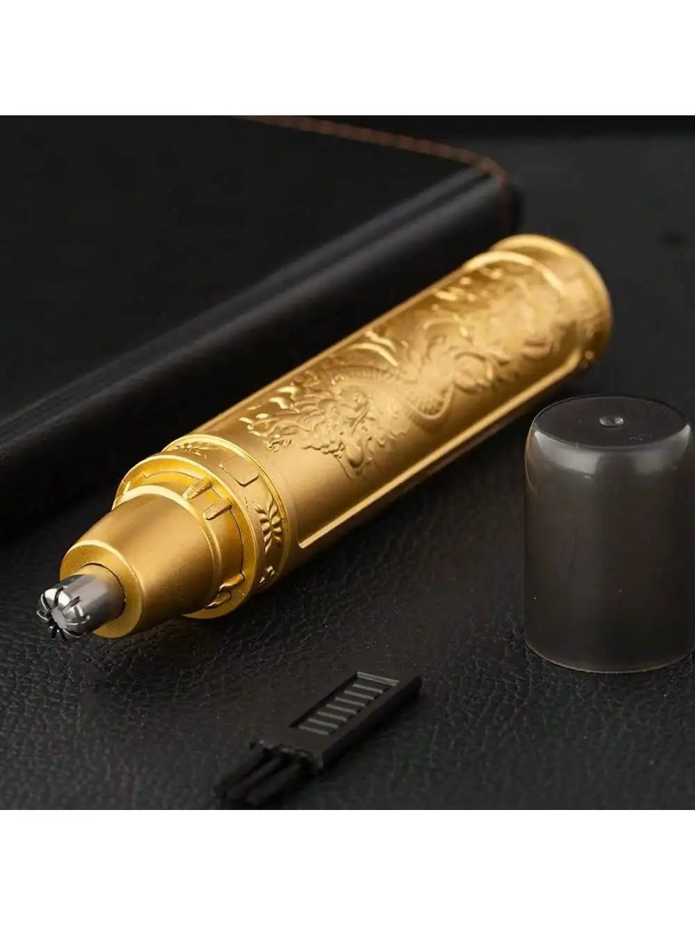 2026 Ear and Nose Hair Trimmer for Men 360 Rotating Dual-Blade Electric Shaver Professional Ear Nose Removal Battery (Without Ba