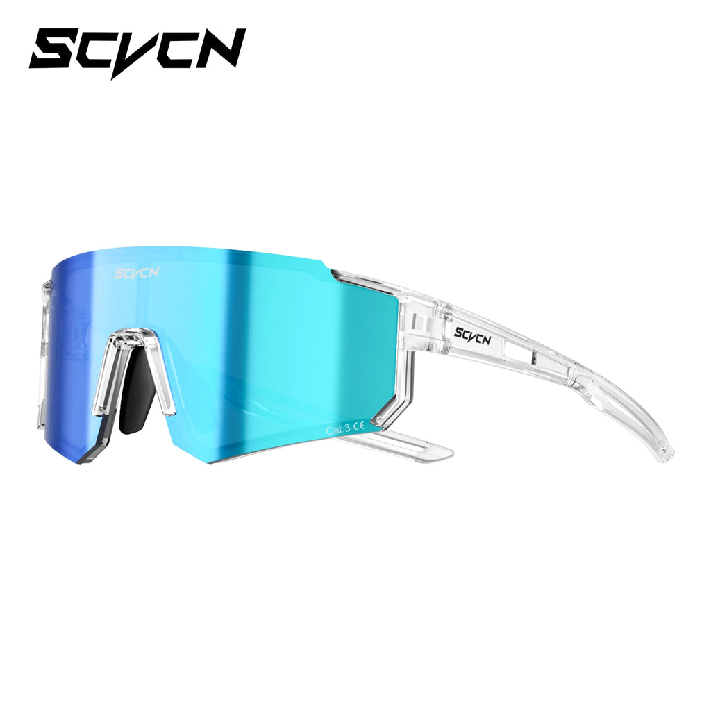 SCVCN New Outdoor Sport Cycling Sunglasses MTB Bike Cycling Hiking Eyewear Running Ultralight Men Women Pickleball UV400 Glasses