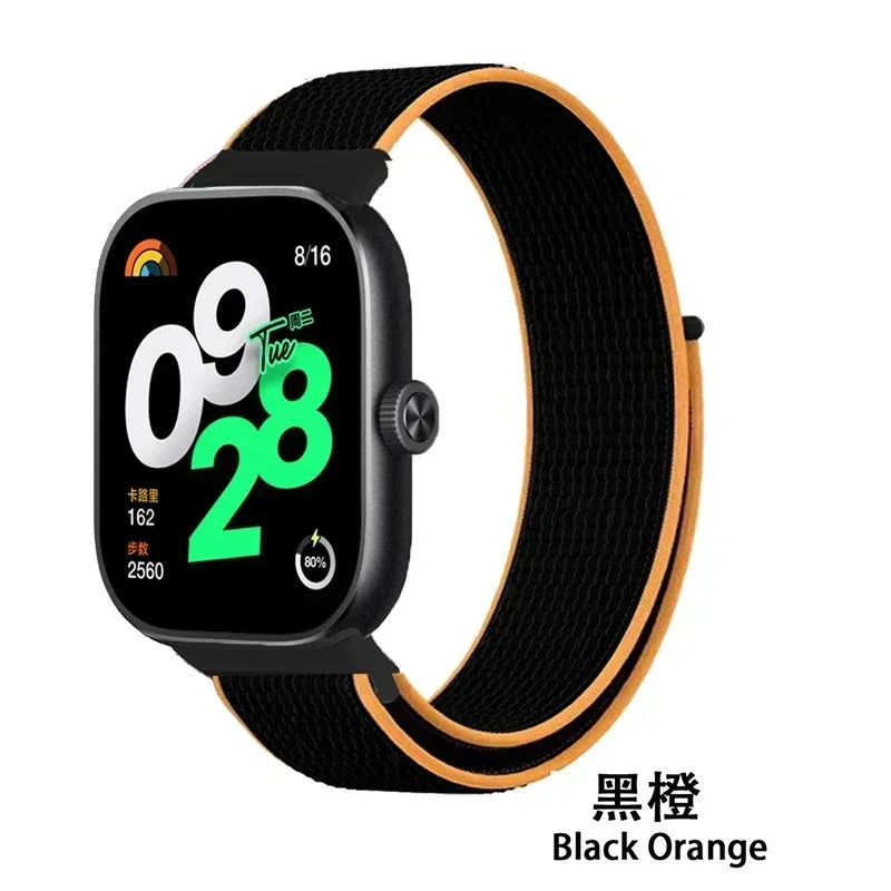 Nylon Strap for Xiaomi Redmi Watch 4/5/6 Adjustable Wristband Sport Watchband for Mi band 9 Pro/Mi Band 8 Pro Belt Accessories