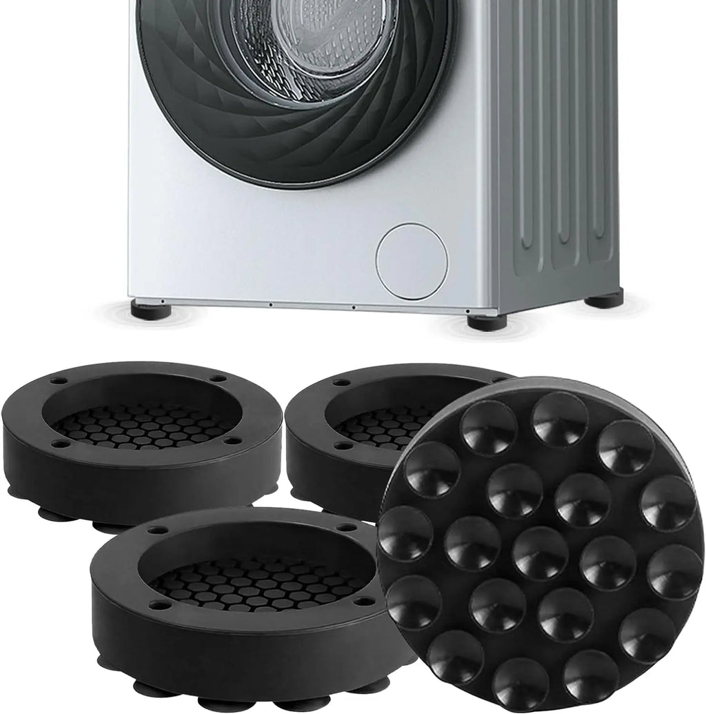 Anti Vibration Feet Pads Rubber Mat Slipstop Silent Universal Washing Machine Support Washer Washing Machine Foot Pads Protects