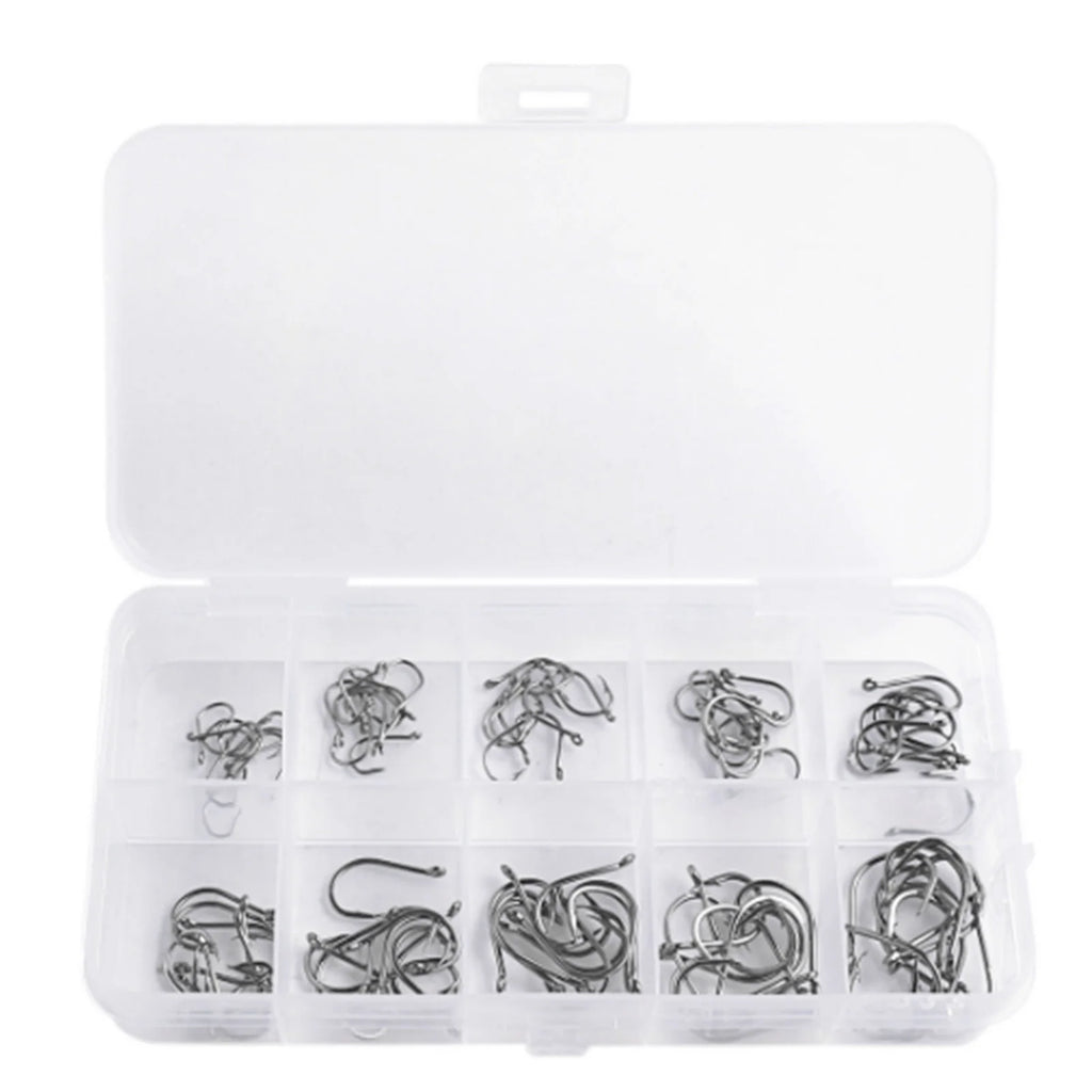 High Carbon Steel Fish Hook Iron Barbed Hooks For Saltwater Freshwater