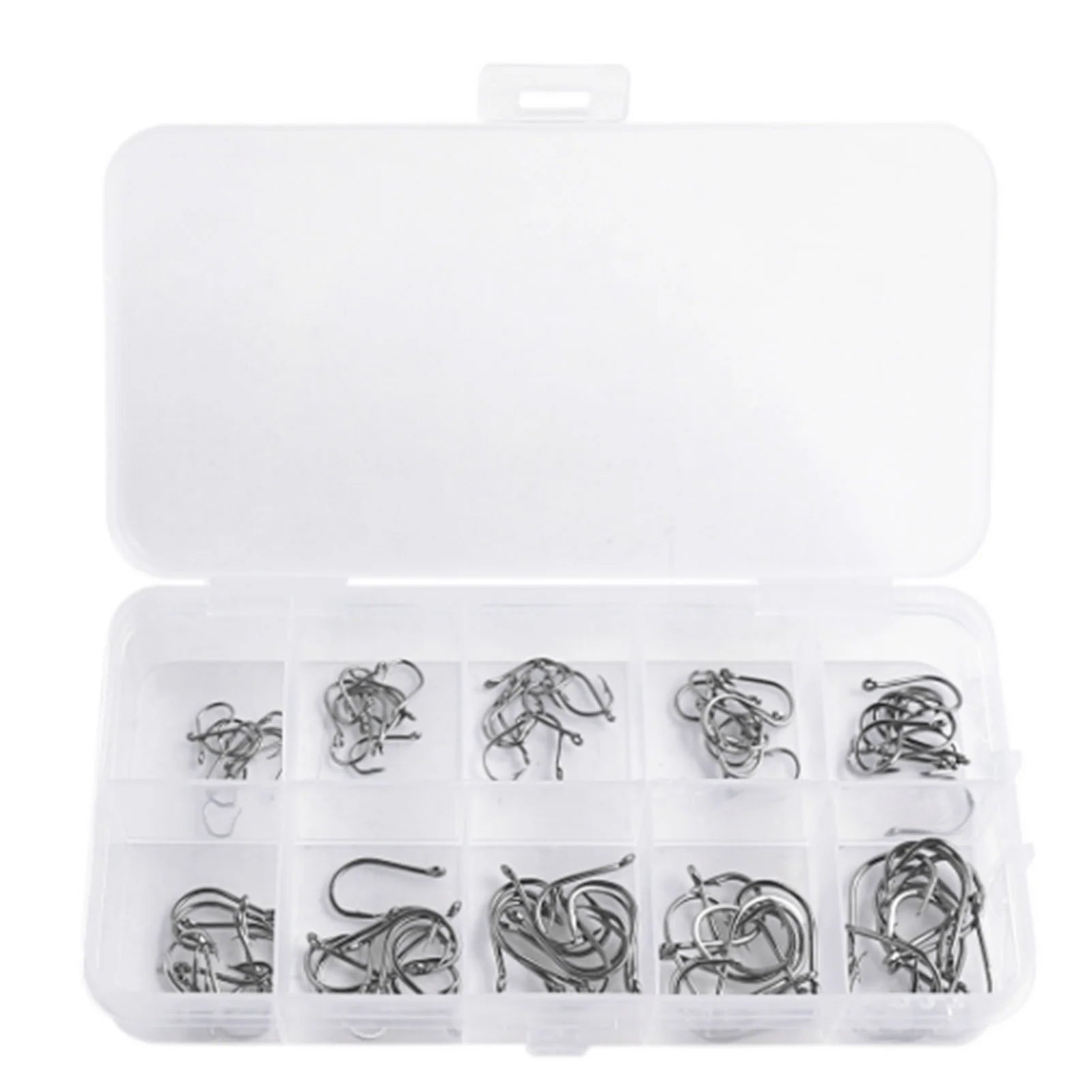 High Carbon Steel Fish Hook Iron Barbed Hooks For Saltwater Freshwater