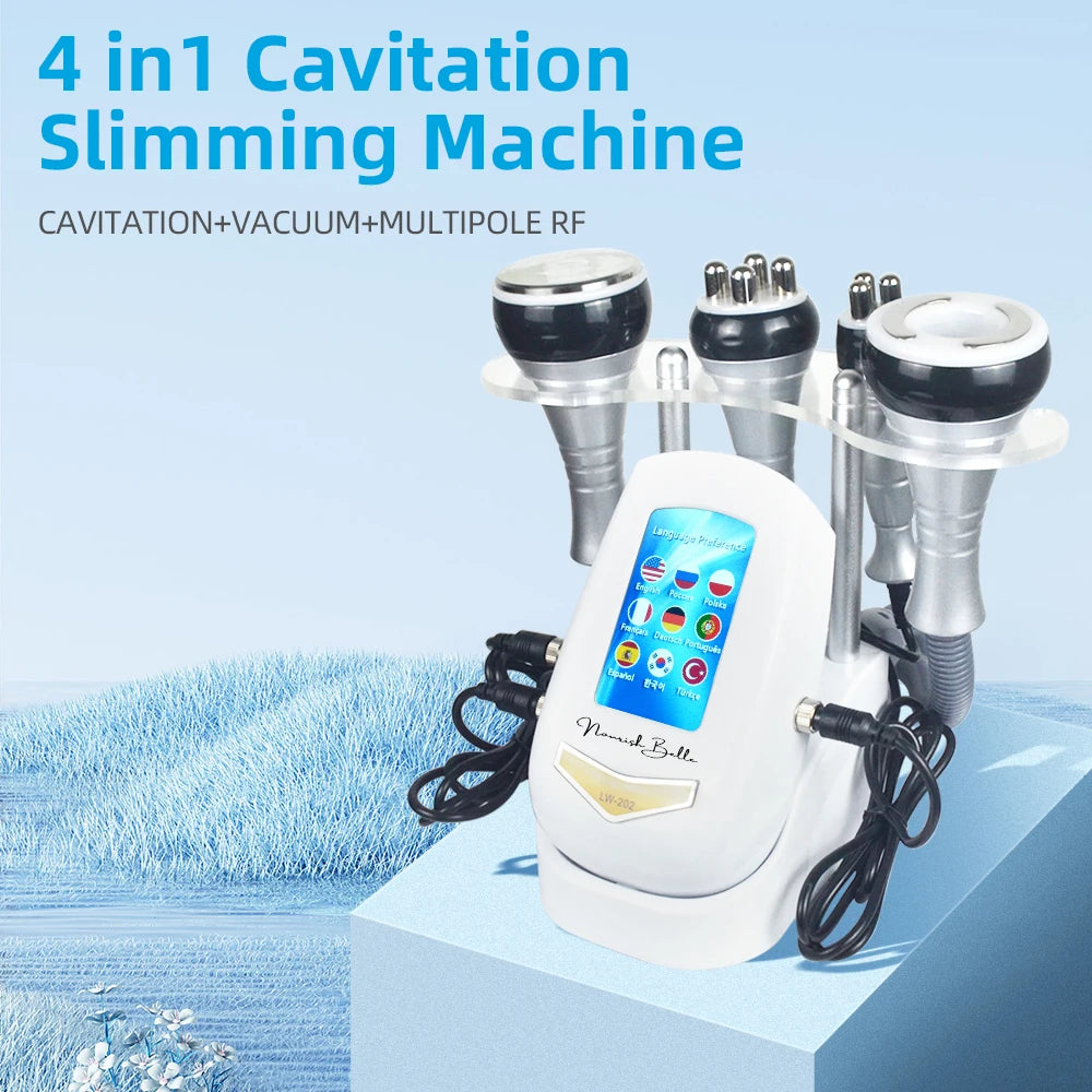 Skinterest Hot Selling  4 in 1 40K KIM8 Cavitation Slimming Machine Body Care Vacuum Suction Skin Lift Tighten With a Gel Fast Shipping from US