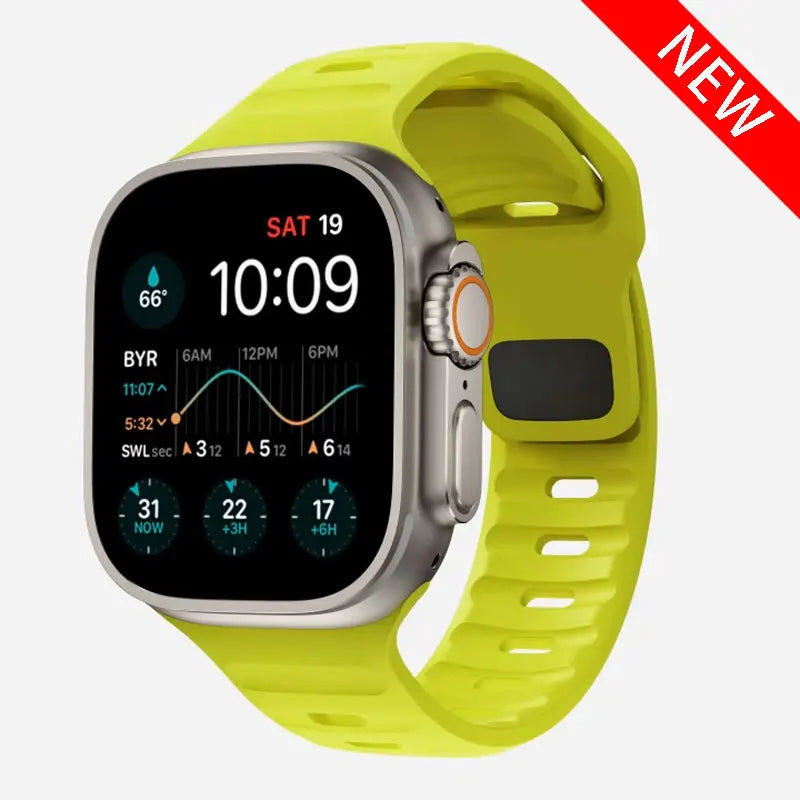 Soft Silicone Strap For Apple Watch Band Ultra 49mm 44mm 45mm 42mm 41mm 40mm 38mm sport Watchband iwatch Serise 8 7 6 5 bracelet