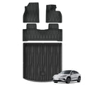 LUCKEASY Right Drive for BYD Sealion 7 EV Model 2024 2025 Car Floor Mats Cargo Liner Pad Waterproof All- Weather Accessories