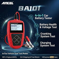 Ancel BA101 Car Battery Tester 12V 100-2000CCA 220AH Auto Load Battery Analyzer Multi Languages Car Battery Charging Tester