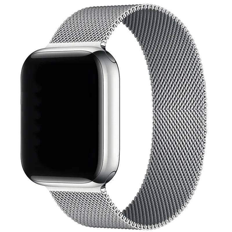 Strap For Apple watch Band 10 46MM 44mm 45mm 41mm 49mm 42mm 40mm 45mm Milanese Loop bracelet iwatch series 9 7 8 4 5 6 SE Ultra2