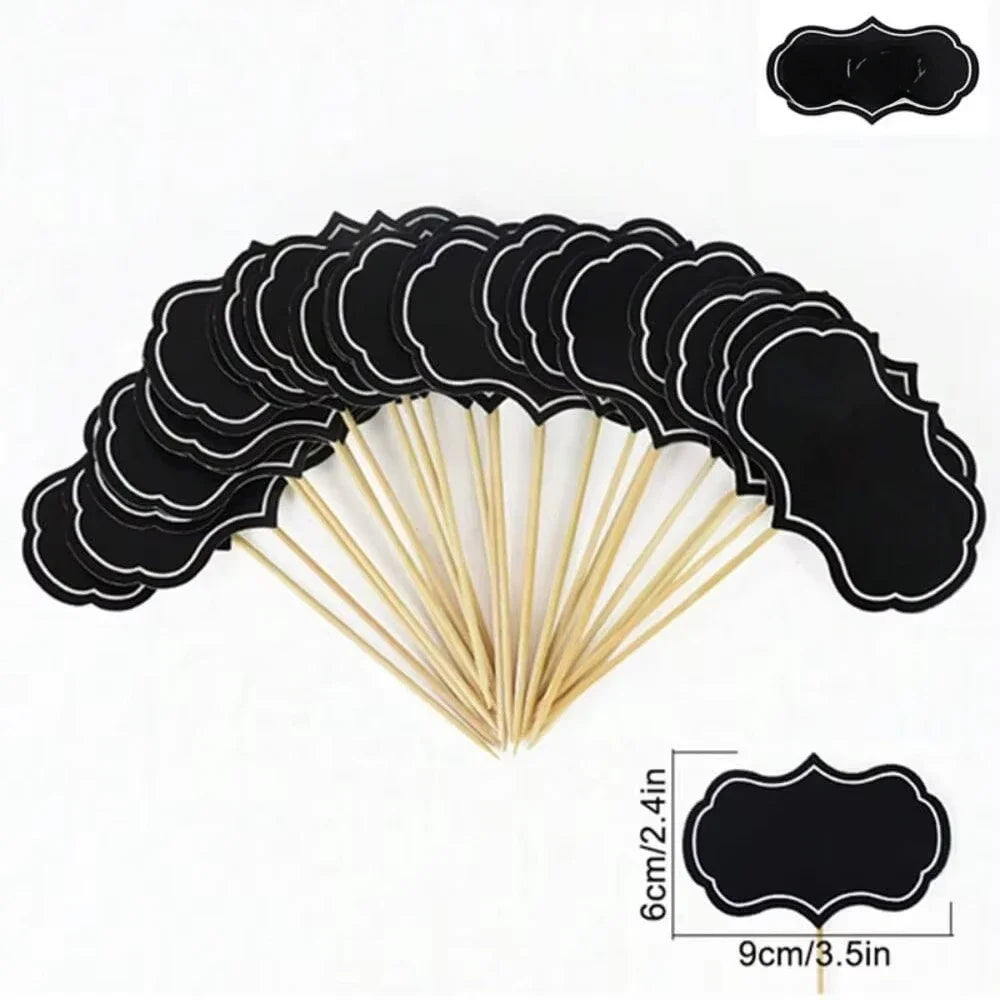 Mini Blackboard Paperboard Message Slate Business Card Holder Memo Label Brand Number Table Price for Home Restaurant Party