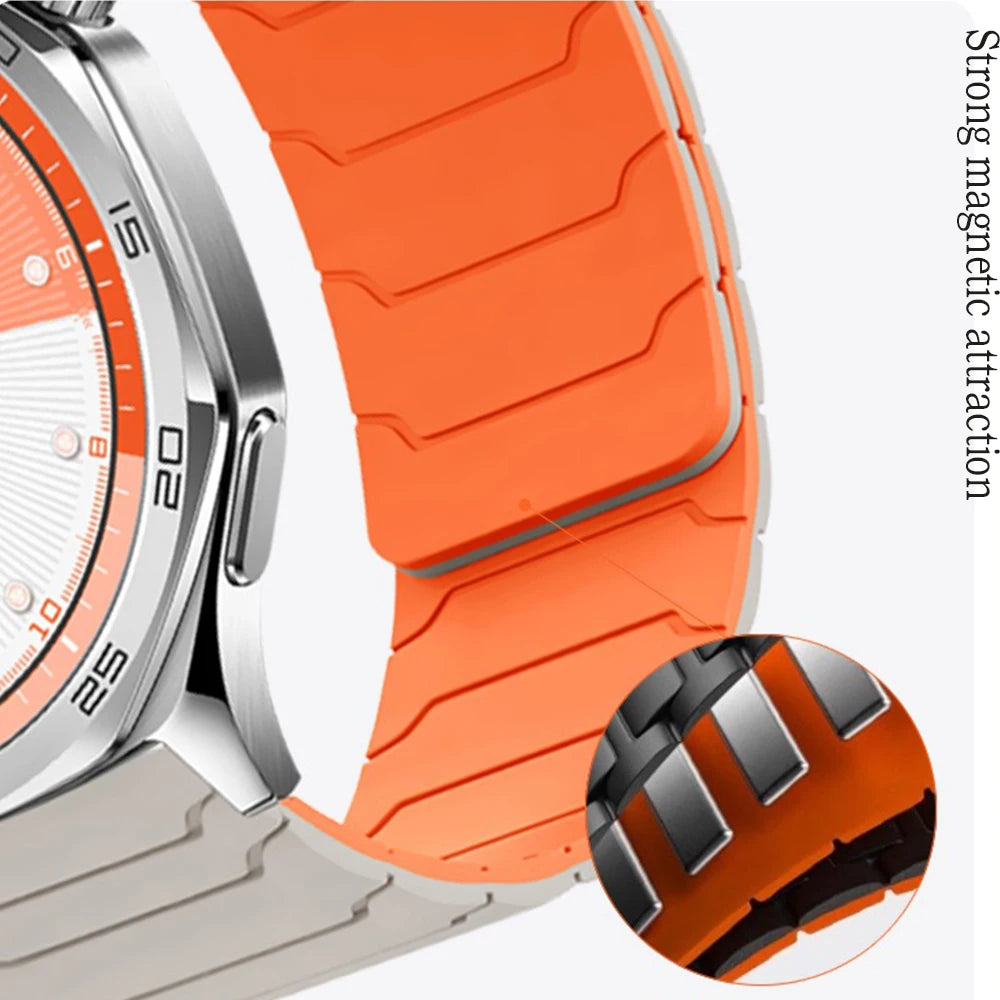18 20 22mm Silicone Strap For Garmin Venu 4 3 2 3s 2s band Forerunner 255 165 265 255s 265s 970/Active 6/5/4 Magnetic Bracelet