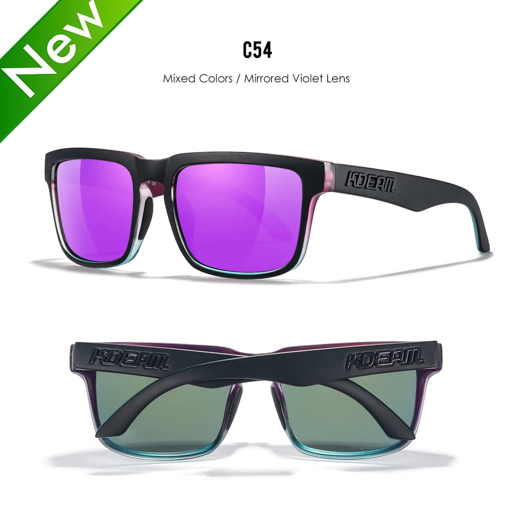 KDEAM Living Sport Men's Fishing Sunglasses Polarized / Anti Blue Light Glasses Photochromic Sunglasses Women With Packaging