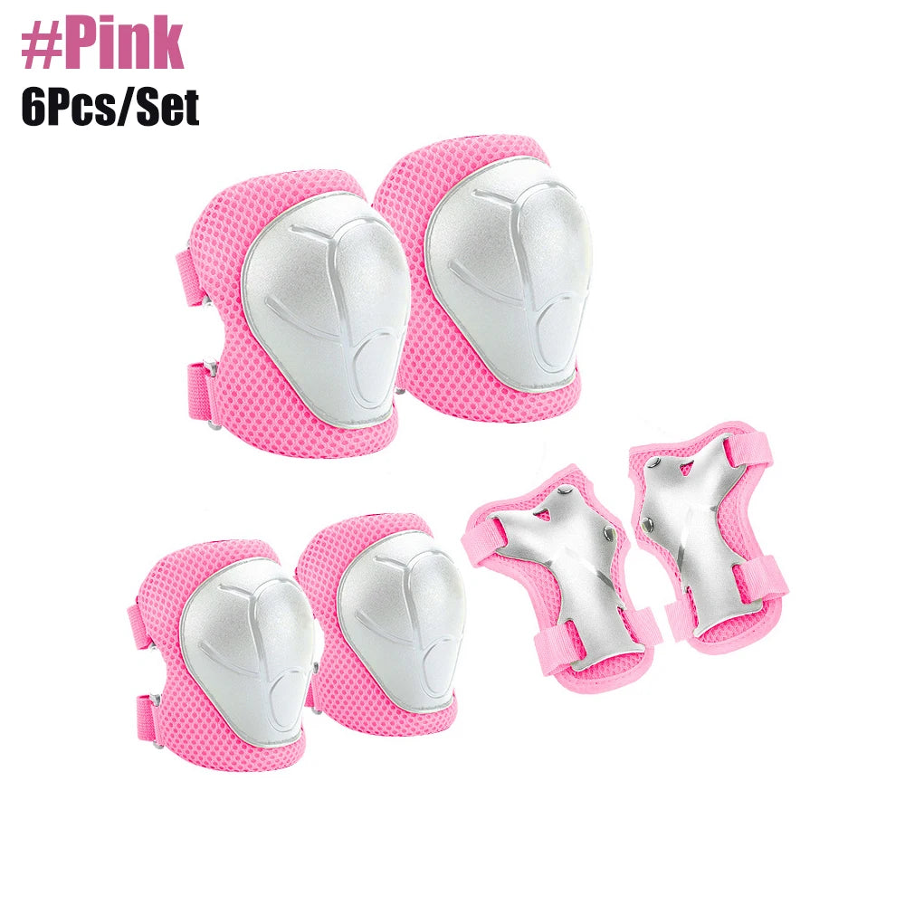 Kids Protective Gear Set Knee Pads for Kids 3-7 Years Toddler Knee and Elbow Pads with Wrist Guards for Skating Cycling Bike New