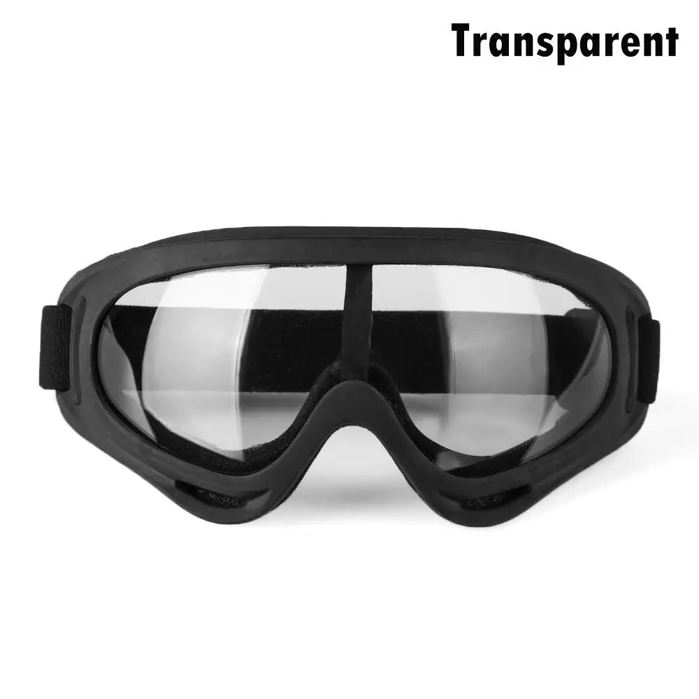 DIZETION 1Pc Winter Windproof Skiing Glasses Goggles Outdoor Sports Eyewear Glasses Ski Dustproof Lens Frame Sunglasses