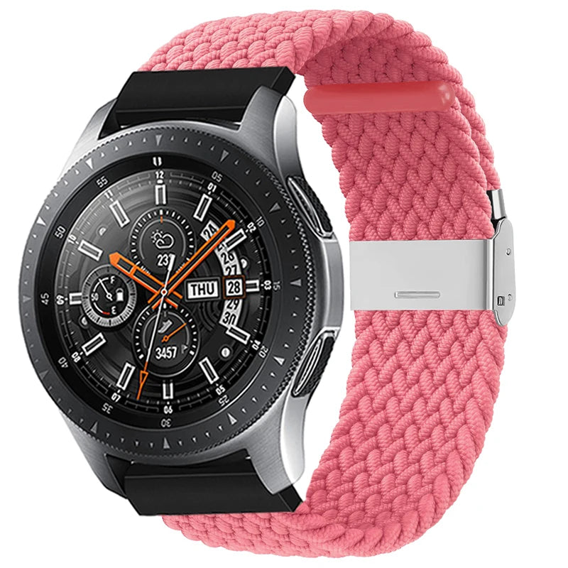 20mm 22mm Nylon strap for Samsung Galaxy Watch 3 42mm 46mm Gear S3 Active 2 Watch Adjustable Bracelet For Amazfit Huawei Correas