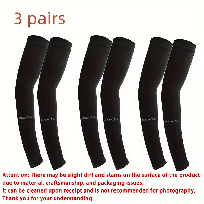 1/3 Pair of Breathable Sun Protection Sleeves - Breathable & UV Protective Gear for Sports, Driving, & Outdoor Adventures