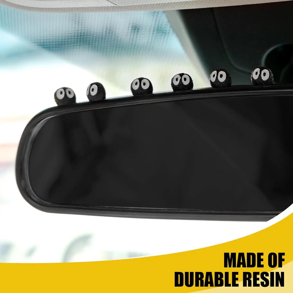 Cute Mini Animal Car Dashboard Accessories Fun Animal Car Rear View Mirror Decor Interior Ornaments Fairy Garden Home Car Gifts