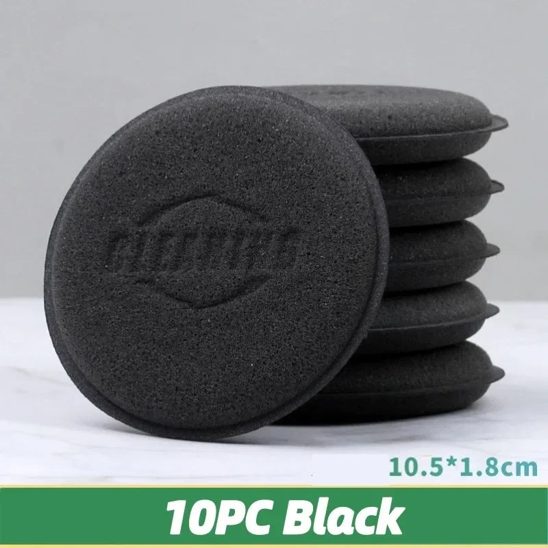 Car Round Waxing Polish Sponges High Density Foam Applicator Pads Curing and Polishing Sponges Car Detailing Tools Car Wash