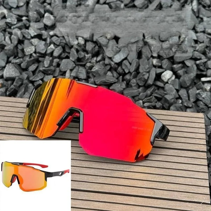 Outdoor Cycling Sports Glasses High-definition Men's Sunglasses UV Resistant Sunglasses Hiking and Running Goggles