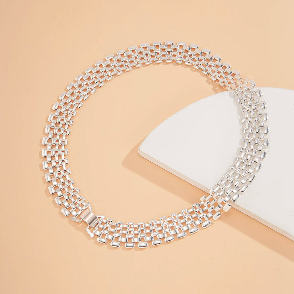 Exaggerated Cuban Chunky Thick Chain Necklace for Women High Quality Big Iron Metal Choker Link Grunge Jewelry Steampunk Men New