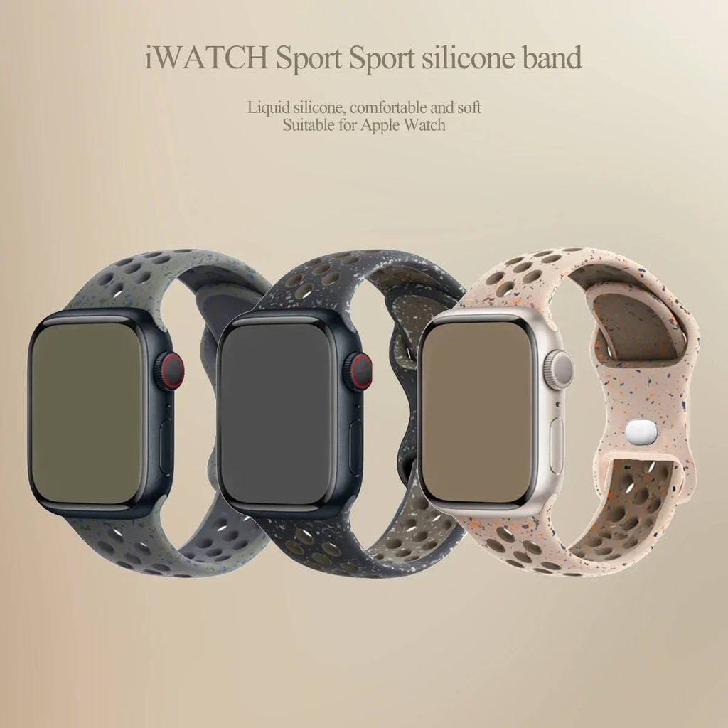 Original Strap for Apple Watch Ultra 2 Band 49mm S10 46mm 42mm 45mm 44mm 41mm Color Bracelet for IWatch Series 10 9 8 7 6 5 SE 4