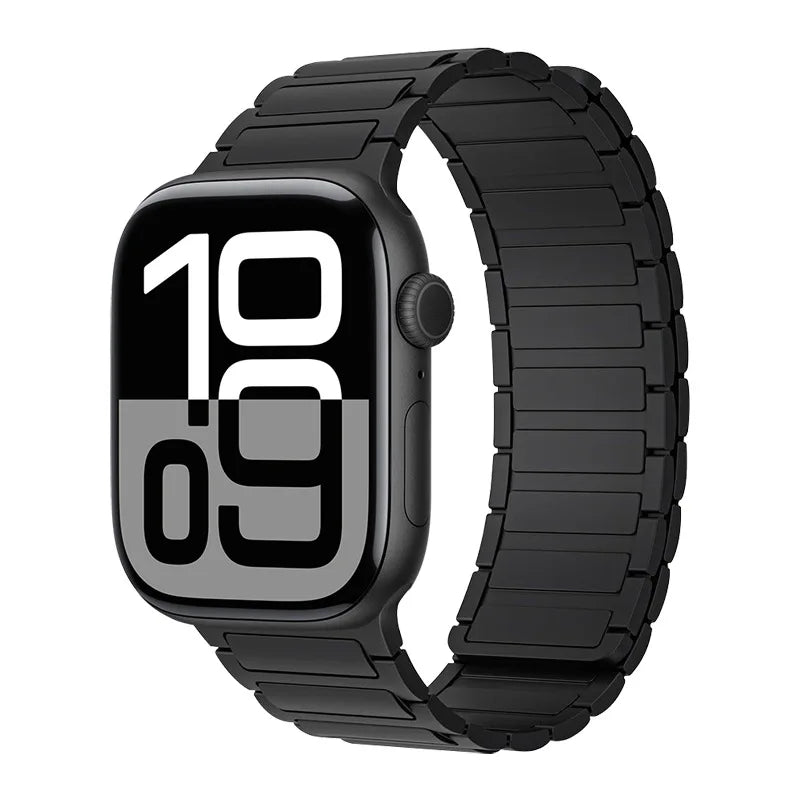 Magnetic Silicone Band for Apple Watch Ultra 3 2 49mm 46mm 42mm 45mm 44mm 40 41mm Strap IWatch Series 11 10 9 8 7 6 SE Bracelet