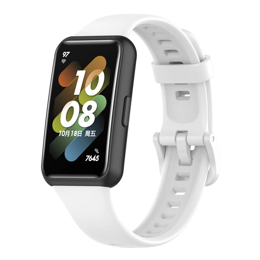 Silicone Band for Huawei Band 7 Strap 45mm Correa Bracelet Huawei Band Series 7 45mm Strap Watch Protective Accessories