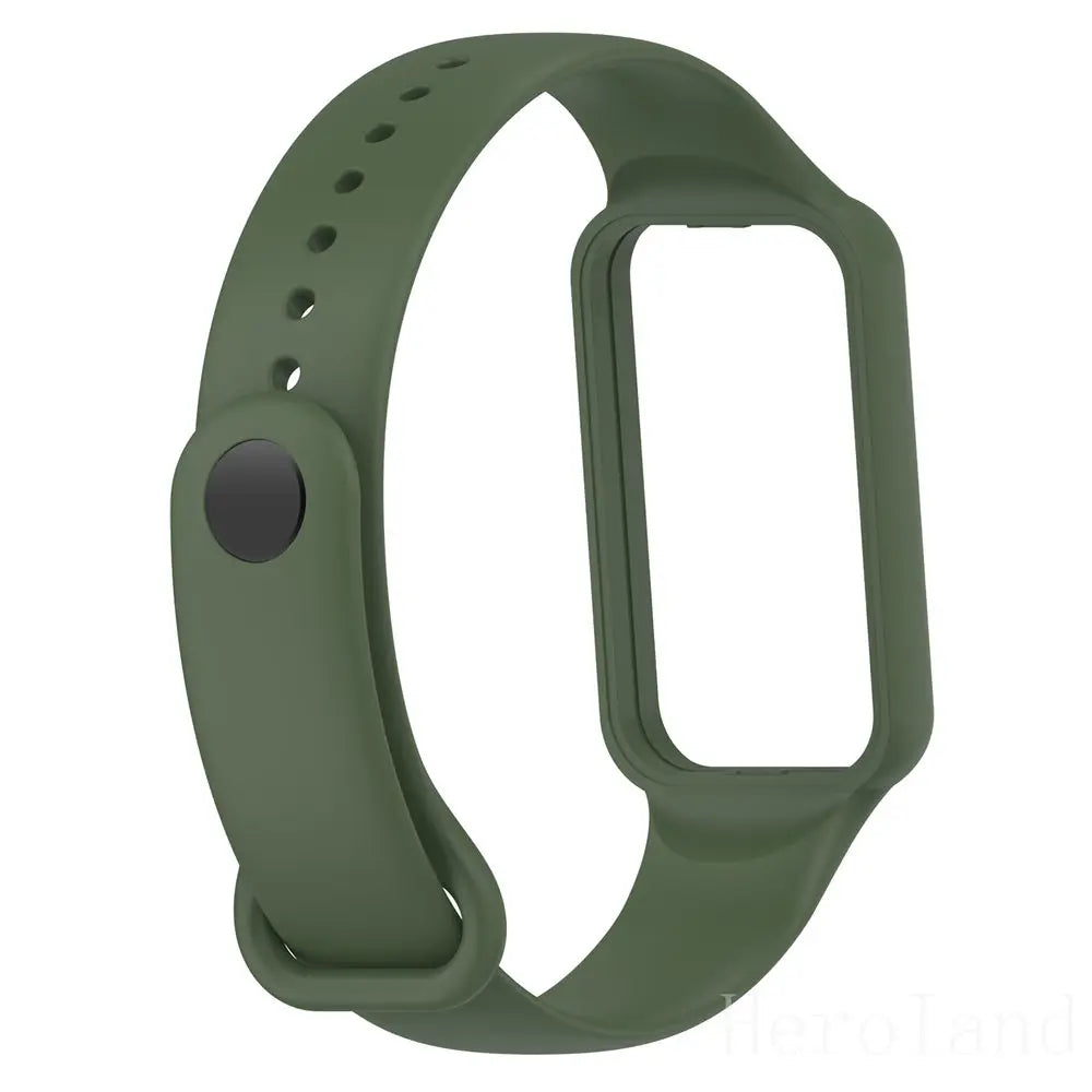 Fashion Silicone Watch Strap for Huami Amazfit Band 7 Smartwatch Band Bracelet Sport Wristband for Amazfit Band 7 Strap Buckle N