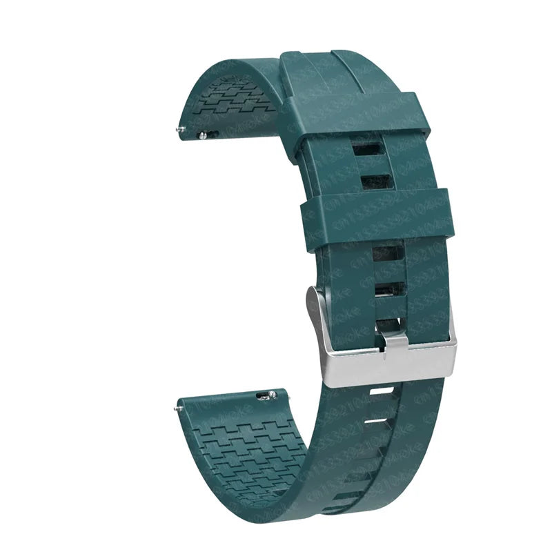 22mm Silicone Watch Band for Huawei Watch GT 2 46mm Soft Sport Strap Bracelet Watchband for Samsung Galaxy Watch 46mm Gear S3