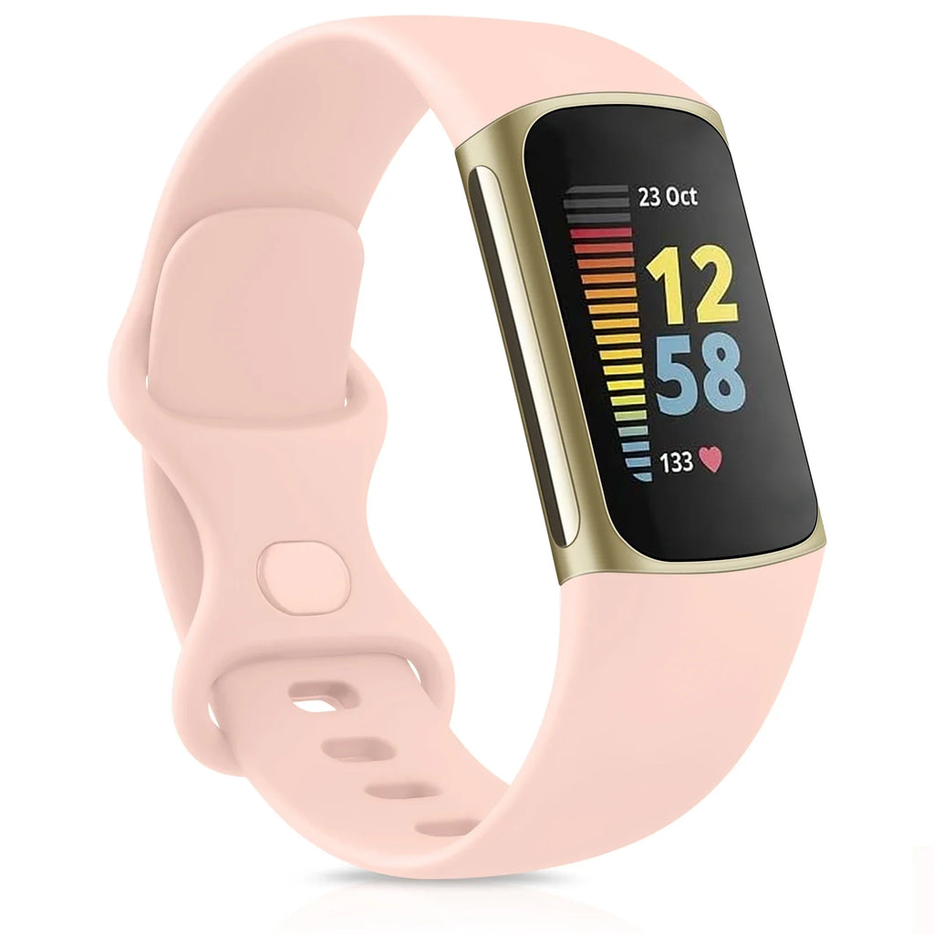 Watch Band for Fitbit Charge 5 6 Strap Wristband Replacement TPU Sport Bracelet for Fitbit Charge 5 Smartwatch Band Accessories