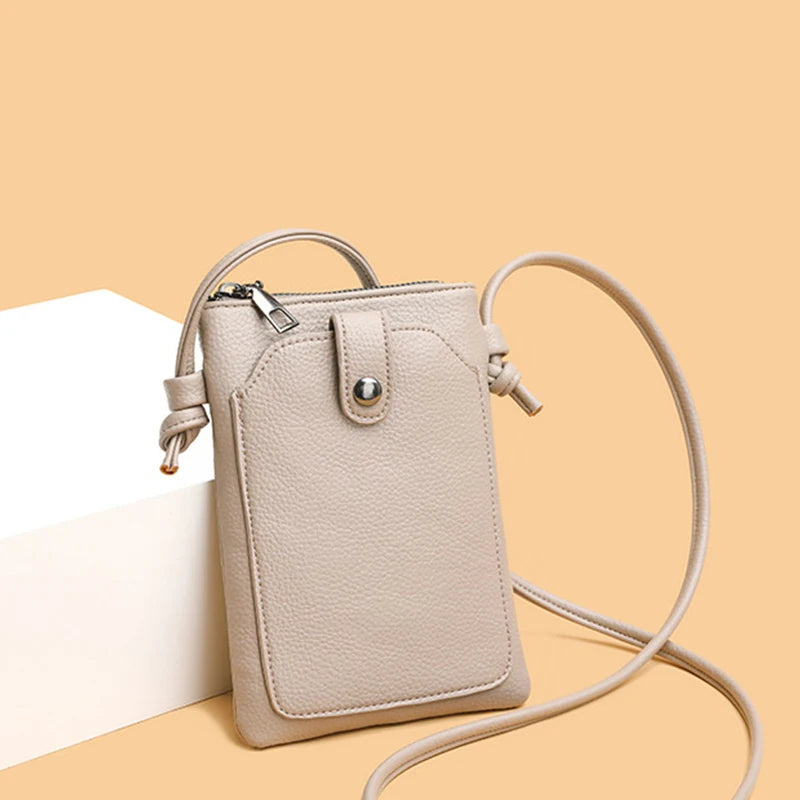 Small Crossbody Shoulder Bag For Women Cellphone Purse Card Holder Ladies Fashion PU Leather Handbags