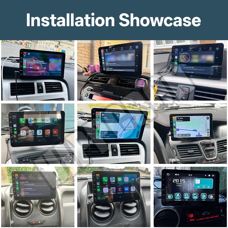SINOVCLE 7" Portable Wireless Carplay Android Auto Car Radio Multimedia Player IPS Touch Screen AUX  USB Bluetooth Mirror Link