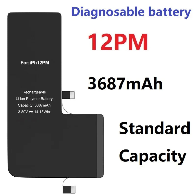 Wholesale Diagnostic Battery Standard Capacity 0 Cycle No Pop Up 100% Heath On IOS 18 26 For Iphone 12 13 14 15 Pro Max