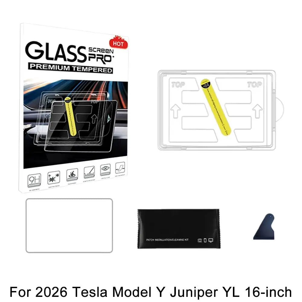 For Tesla Model 3 Screen Protector Artifact Navigation Tempered Film LCD Screen Tempered Glass Film Accessories