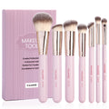 MAANGE 7PCS Makeup Brush Set Foundation Concealer Eyeshadow Makeup Brush for Liquid Cream Soft Dense Cosmetic Makeup Beauty Tool