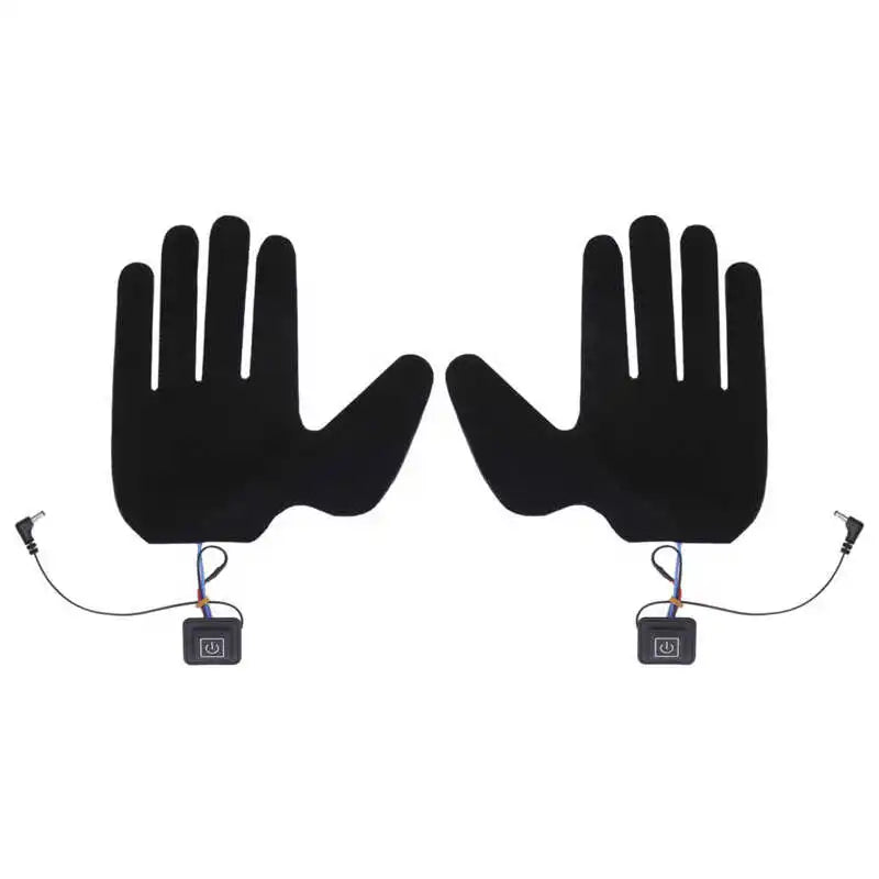 Heating 2 PCS Electric Heating Sheet 3 Gears Adjustable Heating Film Replacement DC Electric Heater Pads for Heating Gloves