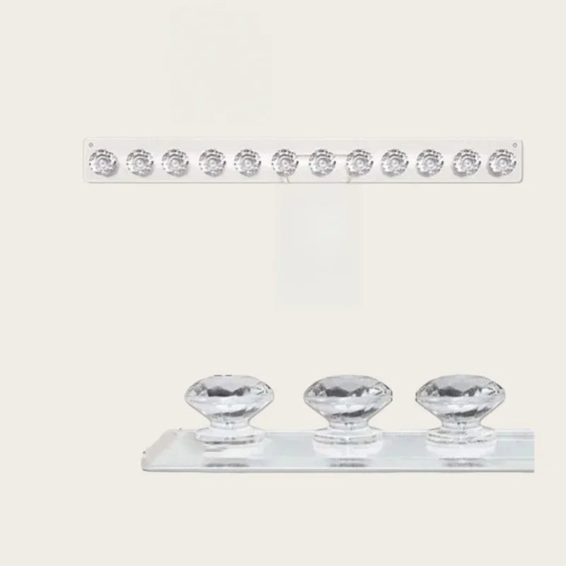 Wall Mounted Acrylic Necklace Hanger Jewelry Holder Organizer For Necklaces Bracelets Chains Storage Display