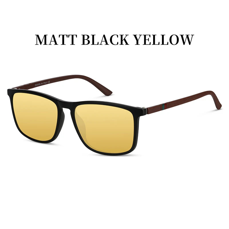 Night Vision   Yellow Lens Anti-Glare Goggle Night Driving Sunglasses Eyewear  UV400