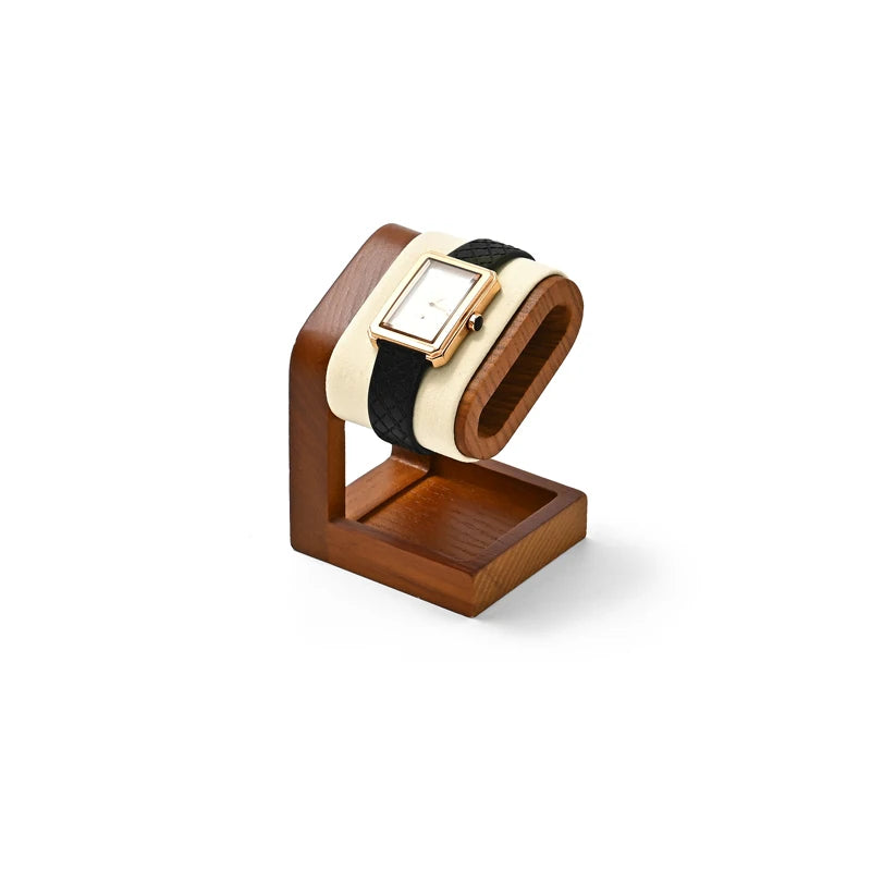 Oirlv Wooden Jewelry Organizer Bracelet Watch Display Stand Jewelry Storage Holder Watch Rack Watch Display Props For Showcase