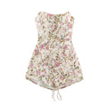 KONDALA 2026 Spring Fall Women Casual Elegant Dresses Fashion Sexy Flower Print Strapless Ladies Wedding Party Vacation Dresses
