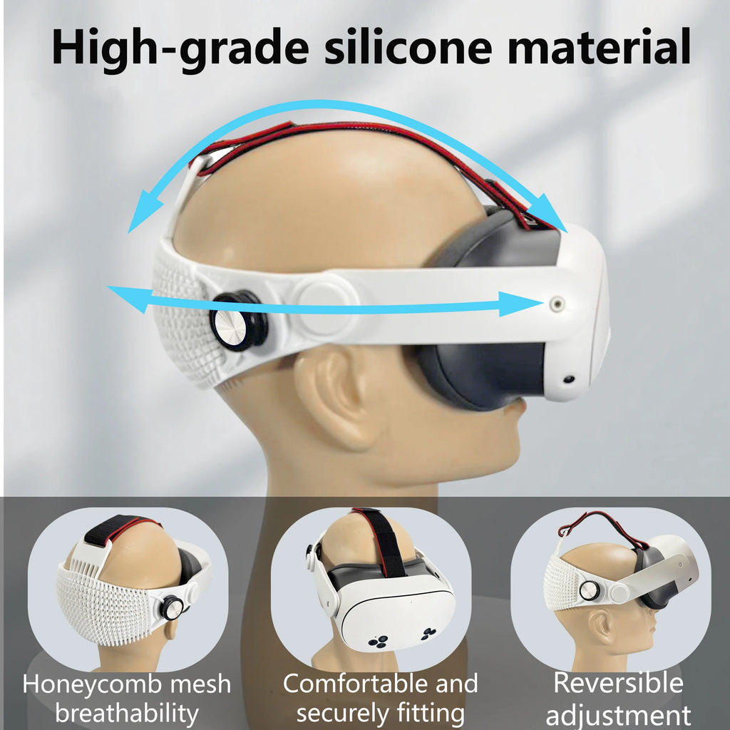 Suitable for Meta Quest 3/Quest 3S Elite Head Strap Accessory, Soft and Comfortable to Relieve Pressure, Allowing You to Lie Dow