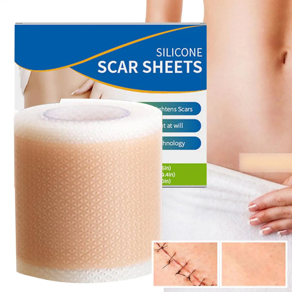 Painless Scar Repair Tape Silicone Scar Removal Strip Reusable Effective Skin Care Strips For Surgerys Burn Acne Scar