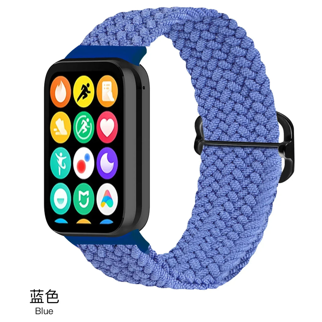 Nylon Strap for Xiaomi Mi Band 9/8 Pro Breathable Replaceable Bracelet Wristband Correa Redmi Watch 4/5/6 Watchband Accessories