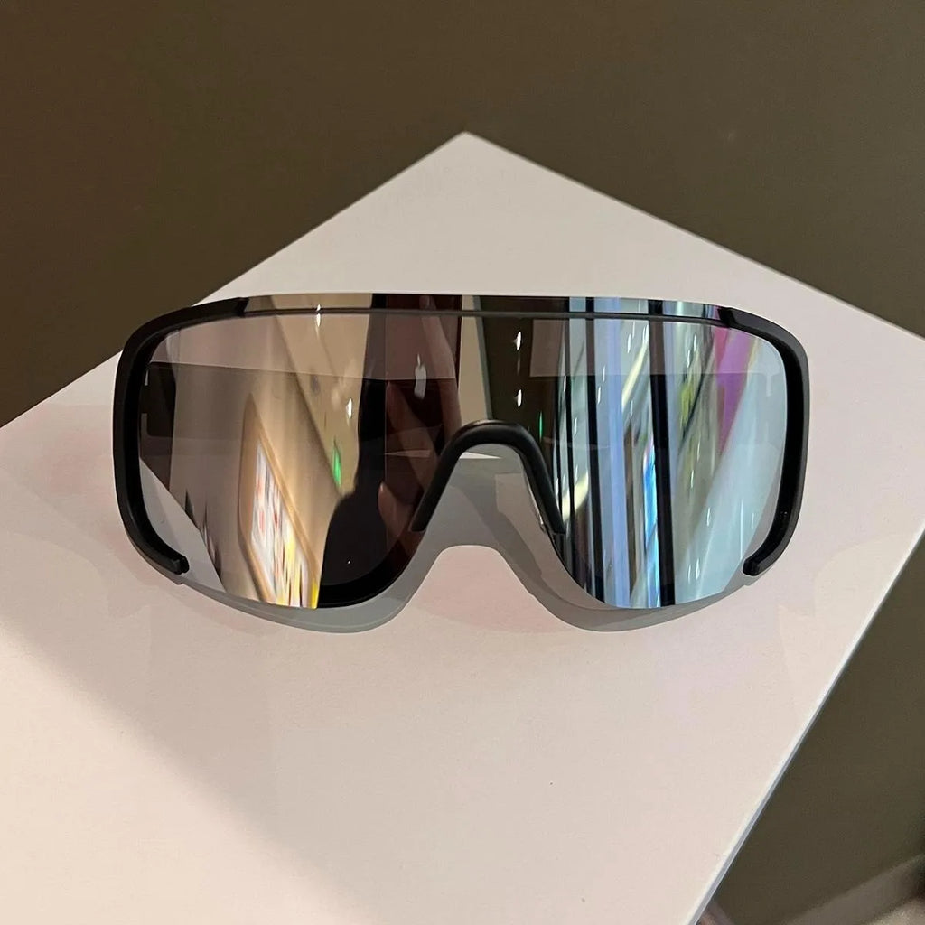 Cycling Sunglasses Anti-Ultraviole Hiking Climbing UV400 Shades Goggles Large Frame Oversized Hiking Climbing Eyewear