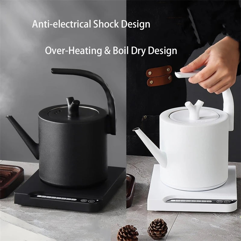 220V Smart Electric Kettle with 7 Temperature Control Teapot 304 Stainless Steel Water Boiler Ultra Boiling Hot Water Kettle