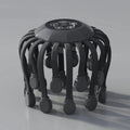 20Massage Heads Orange Scalp Head Massager Red Light Vibrator Octopus Scratcher For Relaxation Stress